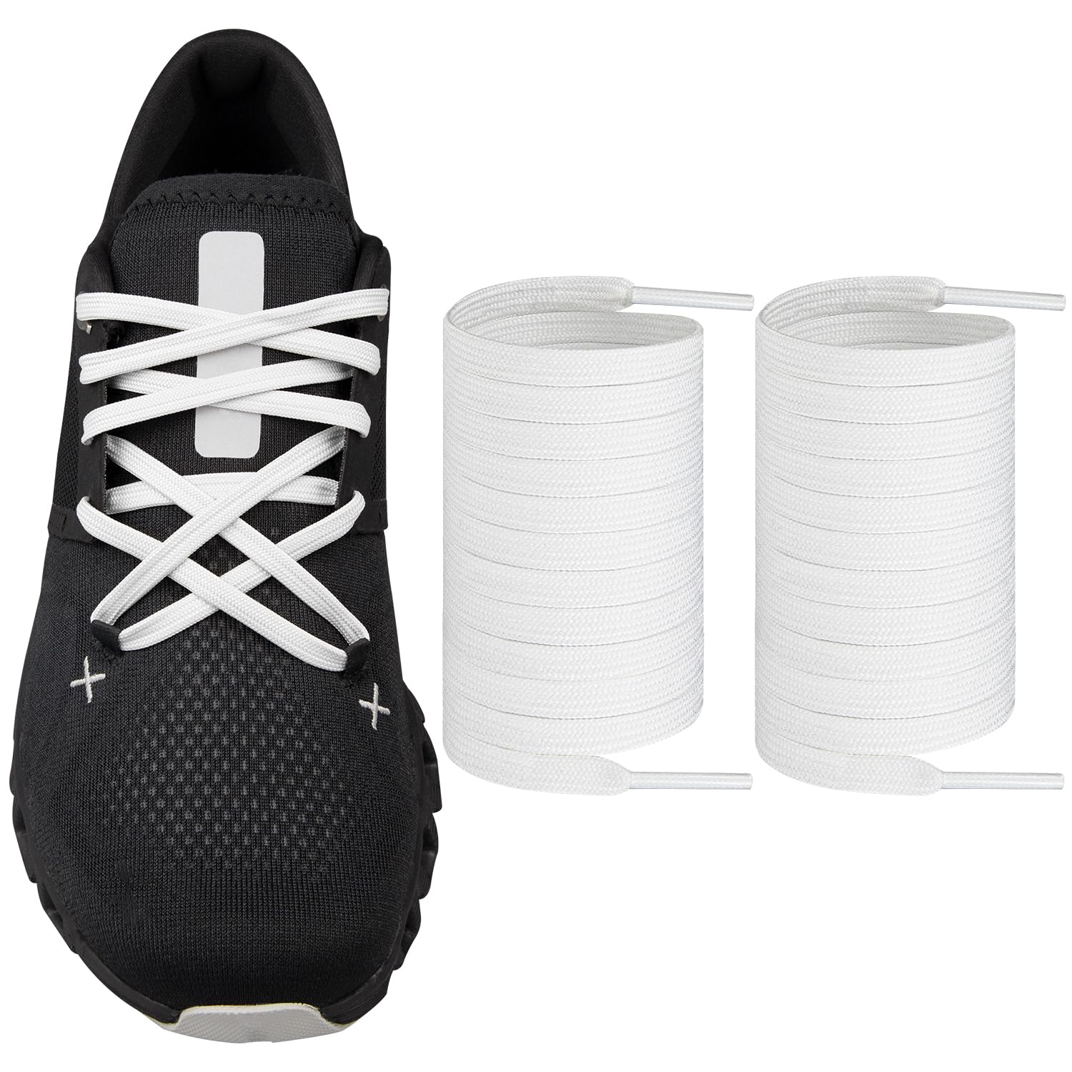 Shoelaces for On Cloud X3, X4, Shift, Cloudflow, Cloudwift, Cloudmonster Running Replacement Flat Shoes Laces Strings