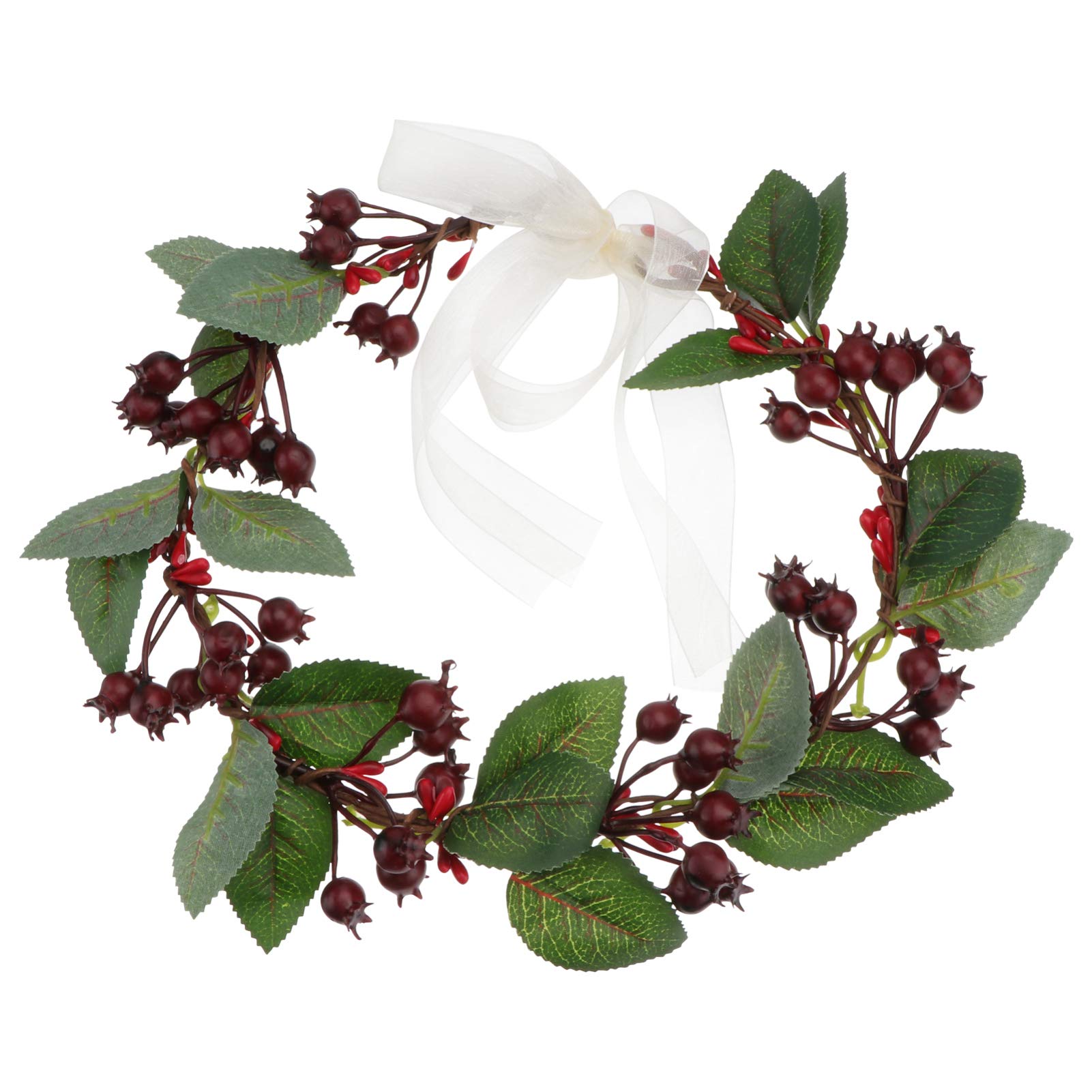 Weihnachtlicher Blumenkranz Aus Roten Beeren – Stirnband Für Braut, Hochzeit & Festliche Anlässe