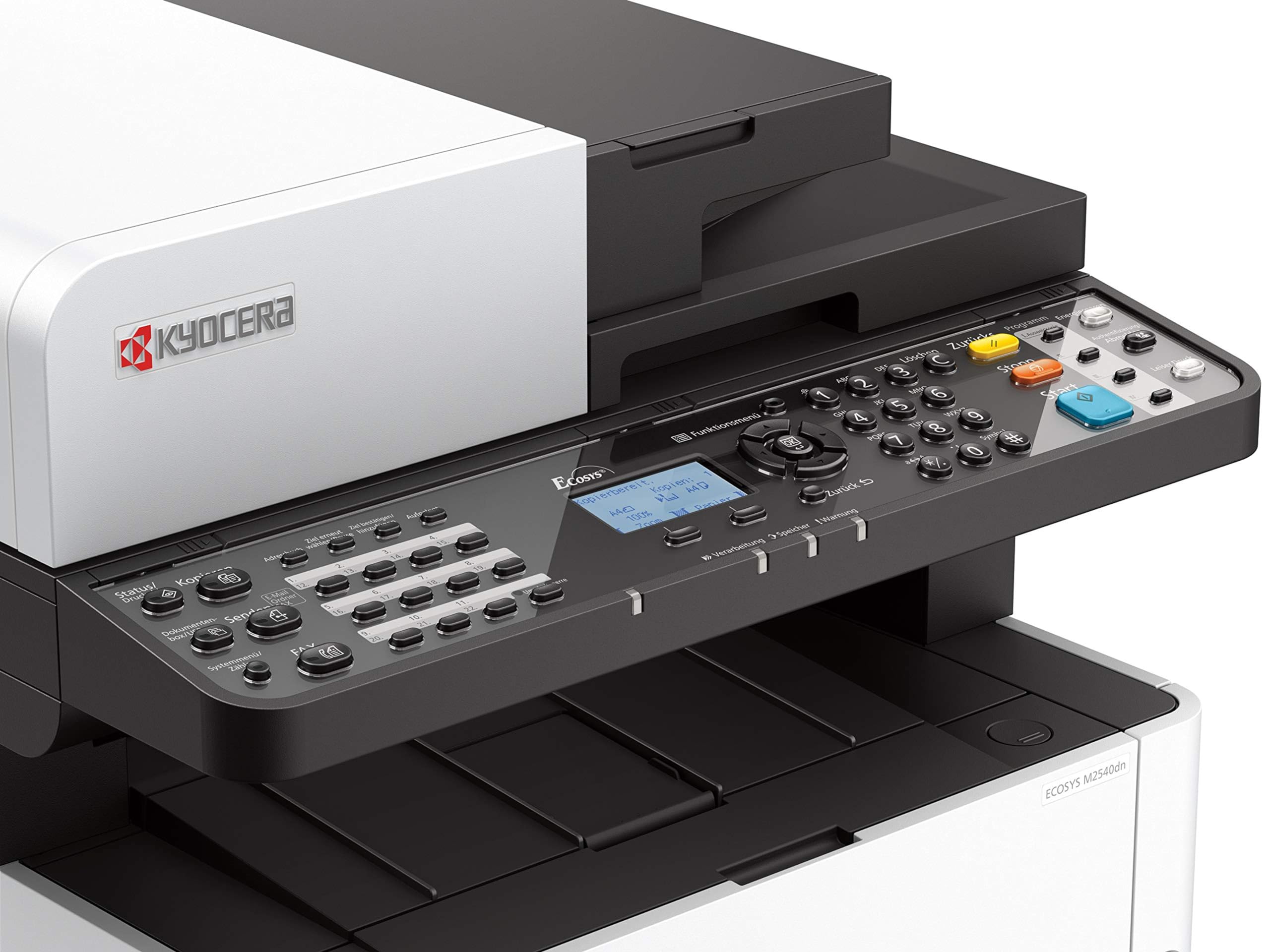 Kyocera Ecosys M2635dn Multifunktionsdrucker Schwarz Weiss. 35 Seiten pro Minute. Drucker Scanner Kopierer und Fax. Laserdrucker Multifunktionsgerät Inkl. Mobile-Print-Funktion