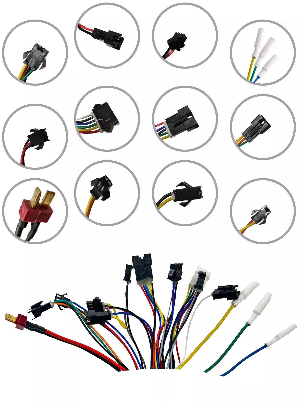X055-AXC001B Contrôleur de Vélo Électrique 48V 23A Contrôleur de Moteur sans Balais pour Vélo Electrique Scooter E-Bike Affichage 5S