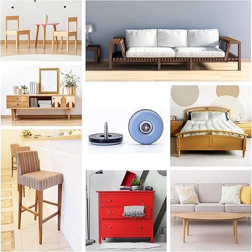 Miniatura 4 de Almohadillas deslizantes para muebles, mesasillagabinetesofá deslizante, protegen el suelo deslizándose como magia, bloque deslizante de servicio