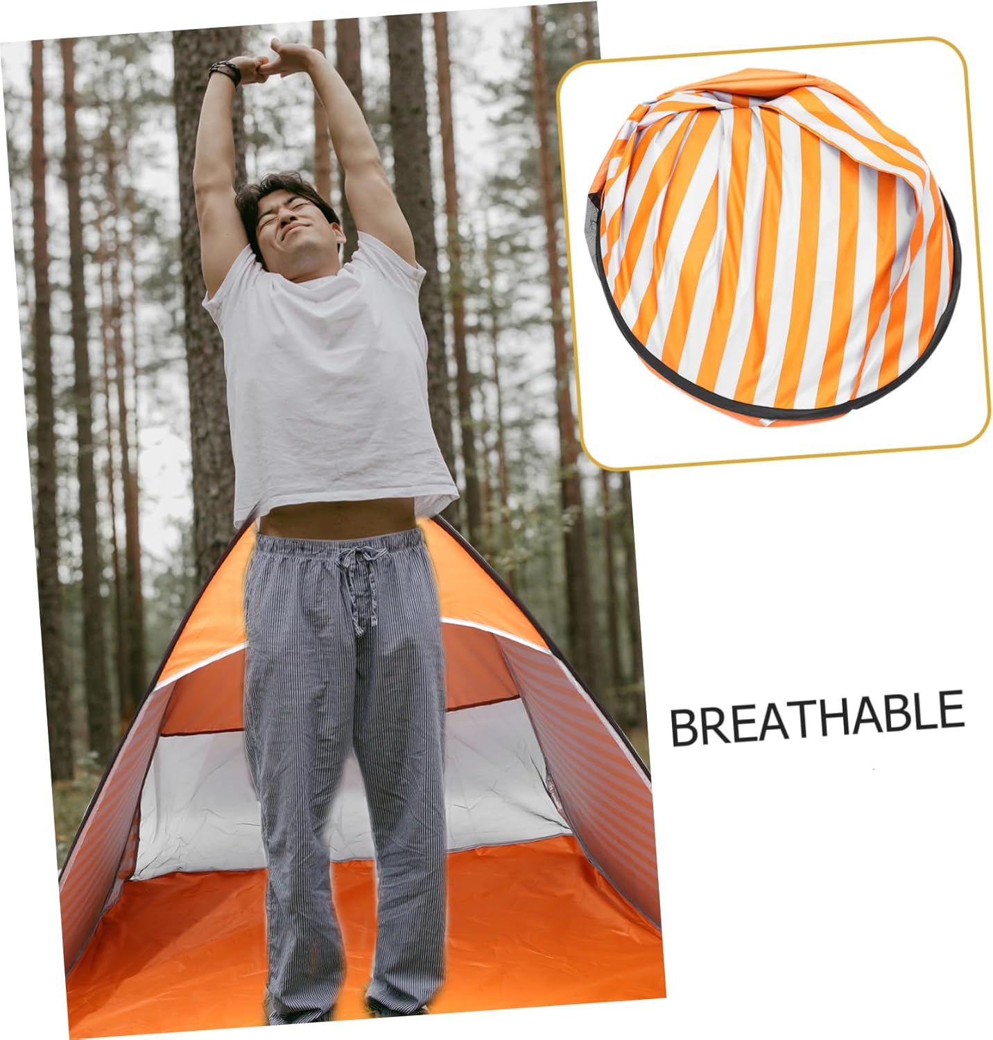 Mipcase 1Set Up Camping Tent Lightweight Outdoor Shelter with Storage Bag for Beach and Picnic Fits People Easy Setup Versatile Use for Hiking and Outdoor