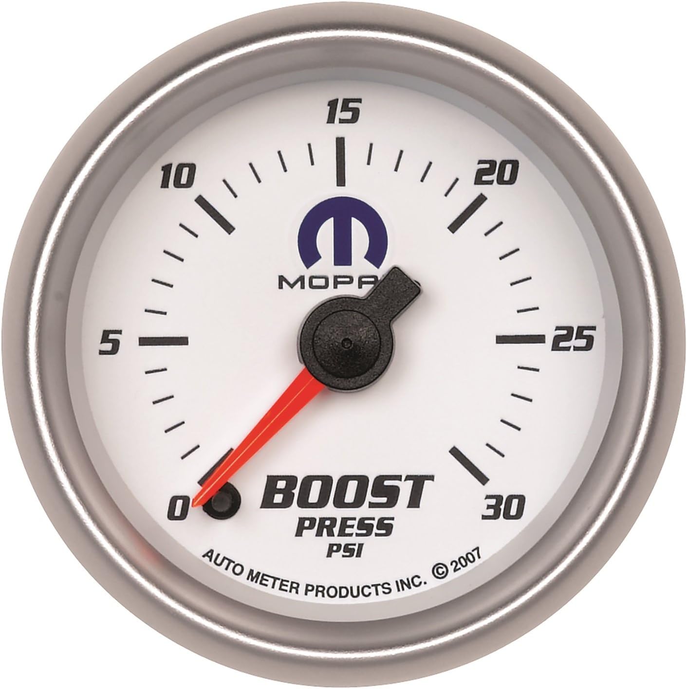 Auto Meter 880034 Mopar 2-1/16" Digital Stepper Motor Boost Gauge (0-30 PSI, 52.4mm)