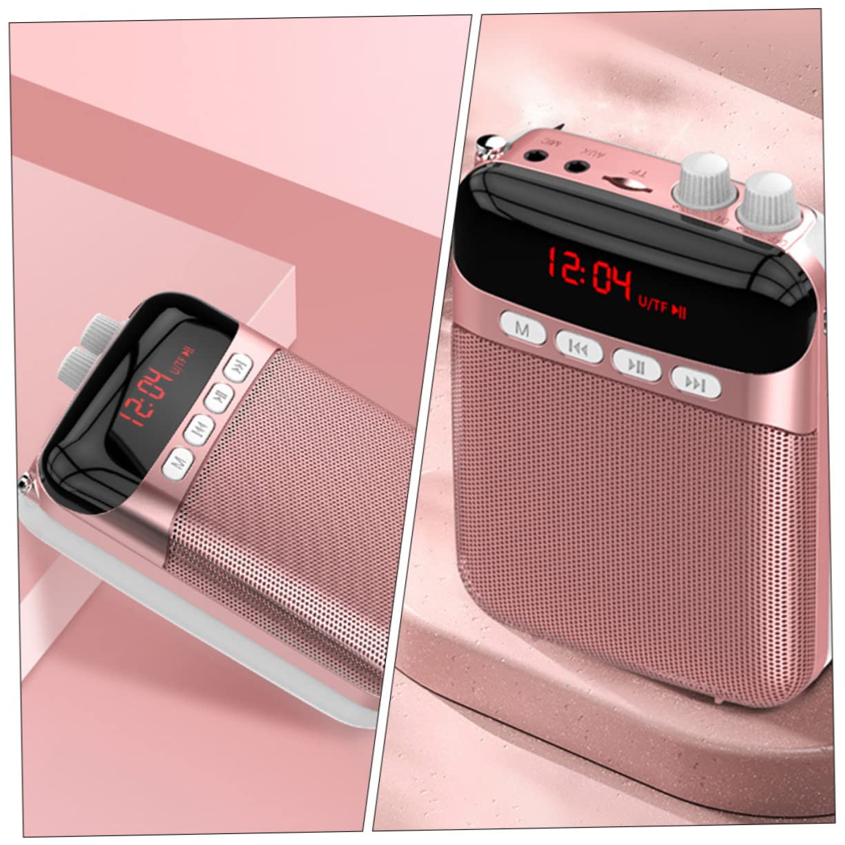 HEMOTON Teacher's Amplifier Portable Mini Voice Amplifier Long Battery Life for Teaching Presentations