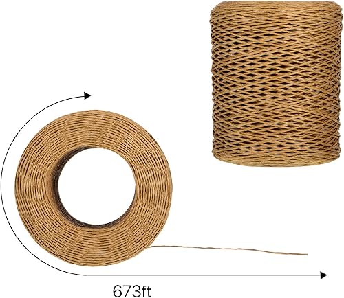 Miniatura 40 de Syhood Alambre de encuadernación de vid floral Alambre de envoltura rústica para ramos de flores (marrón)