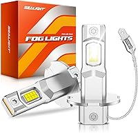 Vista 14 de SEALIGHT - Bombillas LED antiniebla H10/9145/9140, 6000 K, xenón blanco, 27 chips SMD, iluminación de 360 grados, sin polaridad, paquete de 2