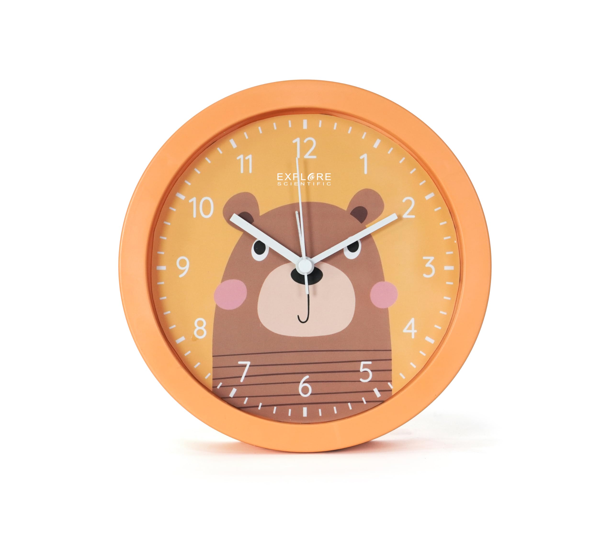 Explore Scientific, Wall Clock, Alarm Clock, Analogue, Orange