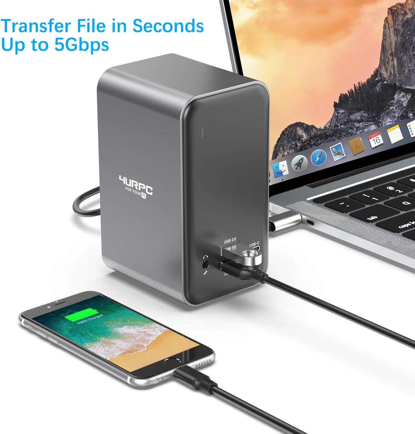 Uр Tо 50% оƒƒ USB C Dual Monitor Docking Station, Type C Dual Display HDMI Dock with USB 3.0, USB-C, LAN, 3.5mm Audio, 2 HDMI, VGA Supports Dual Display Compatible with Specific MacBook Pro/Air and Windows Laptop 🔥 Hоt Dеаlѕ USB C Dual Monitor Docking Station, Type C Dual Display HDMI Dock with USB 3.0, USB-C, LAN, 3.5mm Audio, 2 HDMI, VGA Supports Dual Display Compatible with Specific MacBook Pro/Air and Windows Laptop