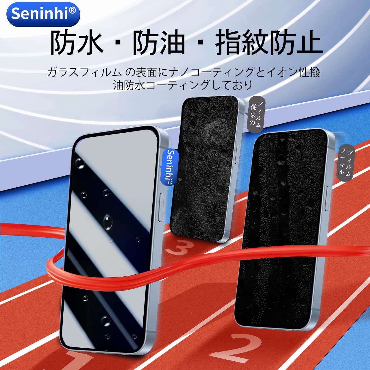 Amazon.co.jp: 対応 iPhone 14 ガラスフイルム 用の ガイド枠付き 6.1 