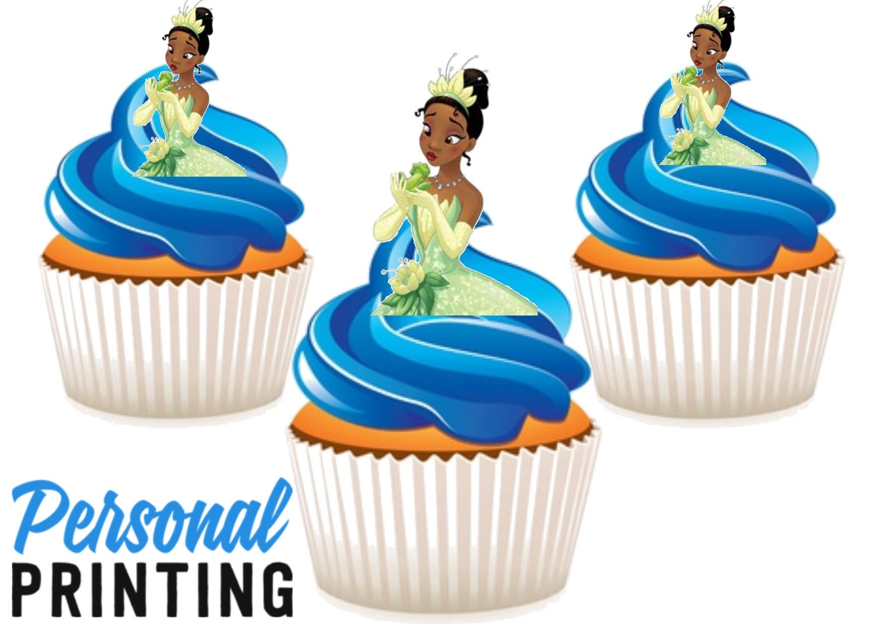Buy PP - Tiana Princess and The Frog , Half Princess Cake Topper 12 ...
