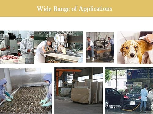 Miniatura 6 de Nanxson Delantal de goma gruesa impermeable delantal de fábrica de carnicero ajustable delantal de trabajo CF3024