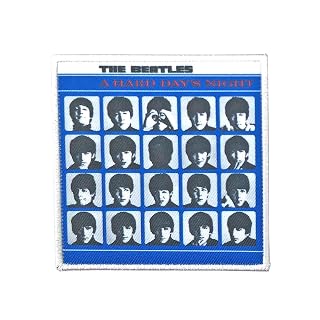 The Beatles Patch A Hard Days Night Album Cover Embroidered Iron On 8.5 X 8.5Cm Size One Size - Les Beatles, Paul McCartney, John Lennon, RIngo Starr, George Harrison