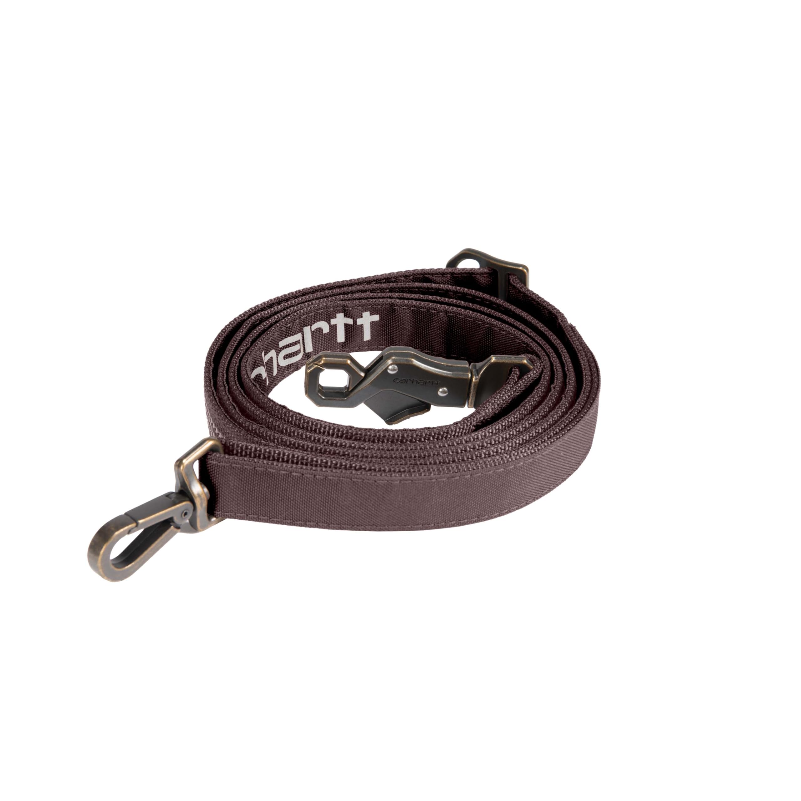 Carhartt Field Dog Leash, Durable 600-Denier Fabric W/Adjustable Metal D-Ring Hardware, Deep Wine, Large