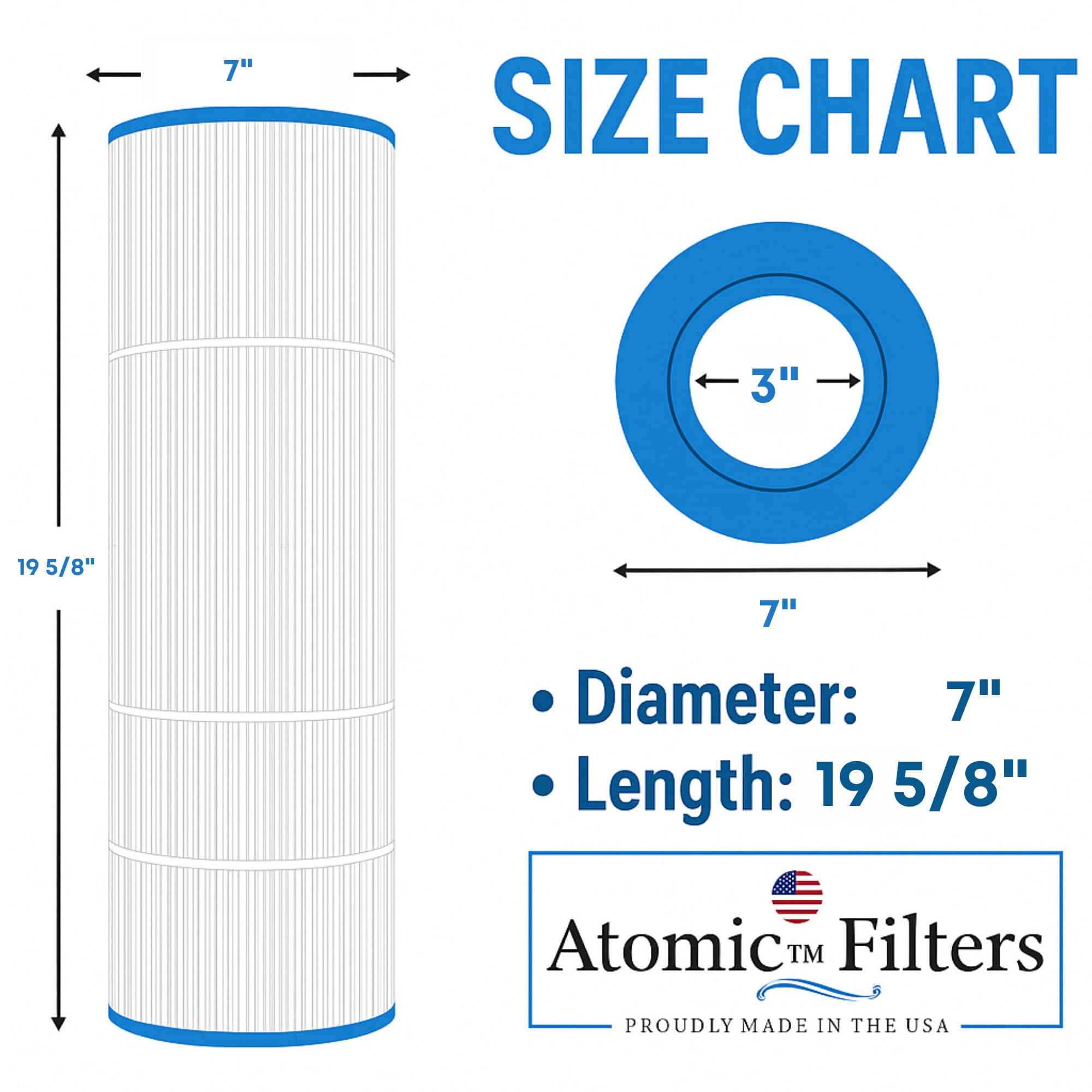 Amazon.com : Atomic USA Made Pool Filter Compatible Replacement