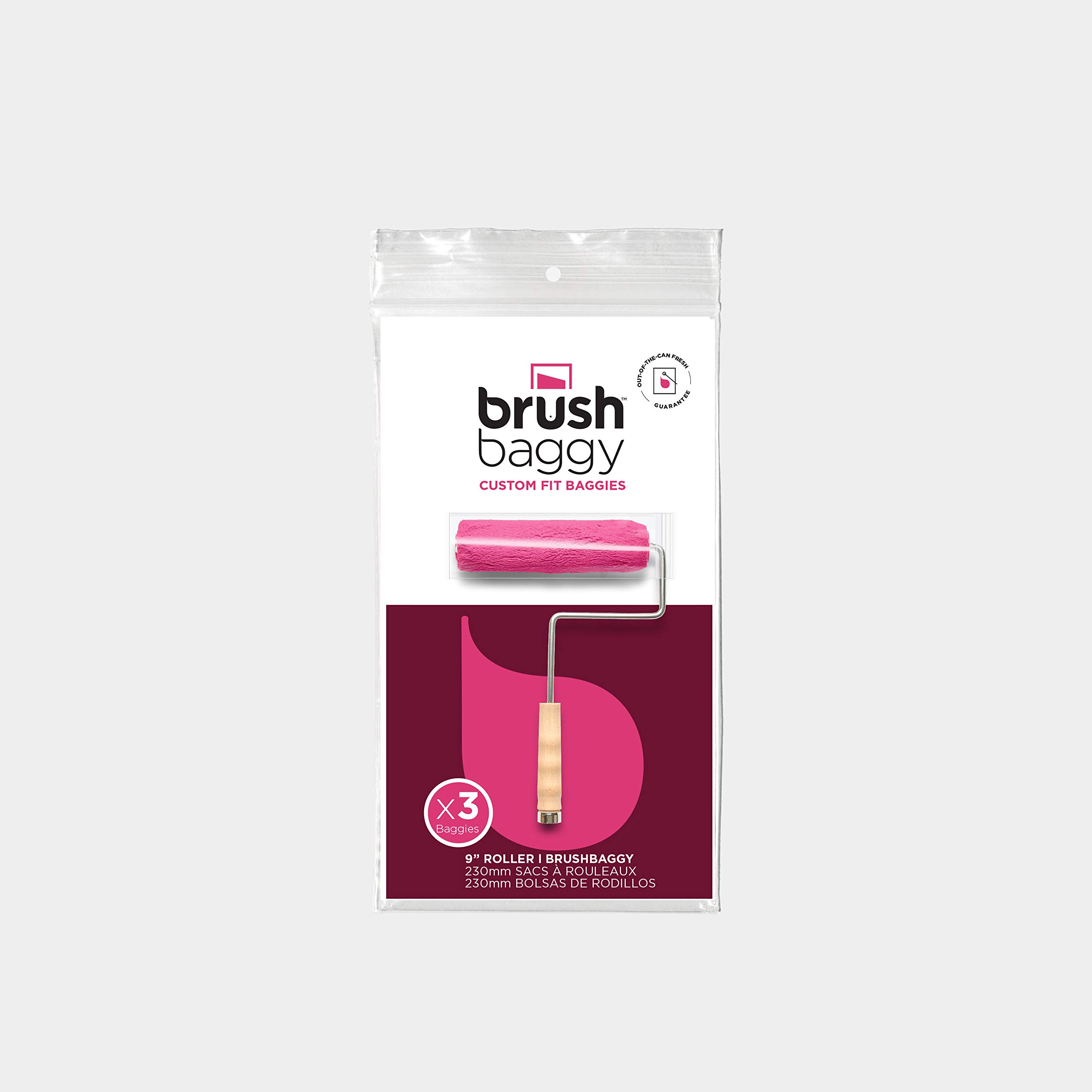Amazon.com: BrushBaggy Polypropylene Paint Roller Cover Baggy5