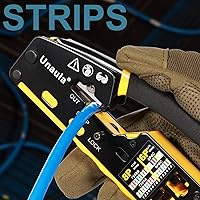 Vista 5 de RJ45 Crimp Tool Pass Through Ethernet Crimper Kit Cat5 Cat6 Crimping Tool Kit, Ethernet Crimping Tool Kit RJ45 Crimper