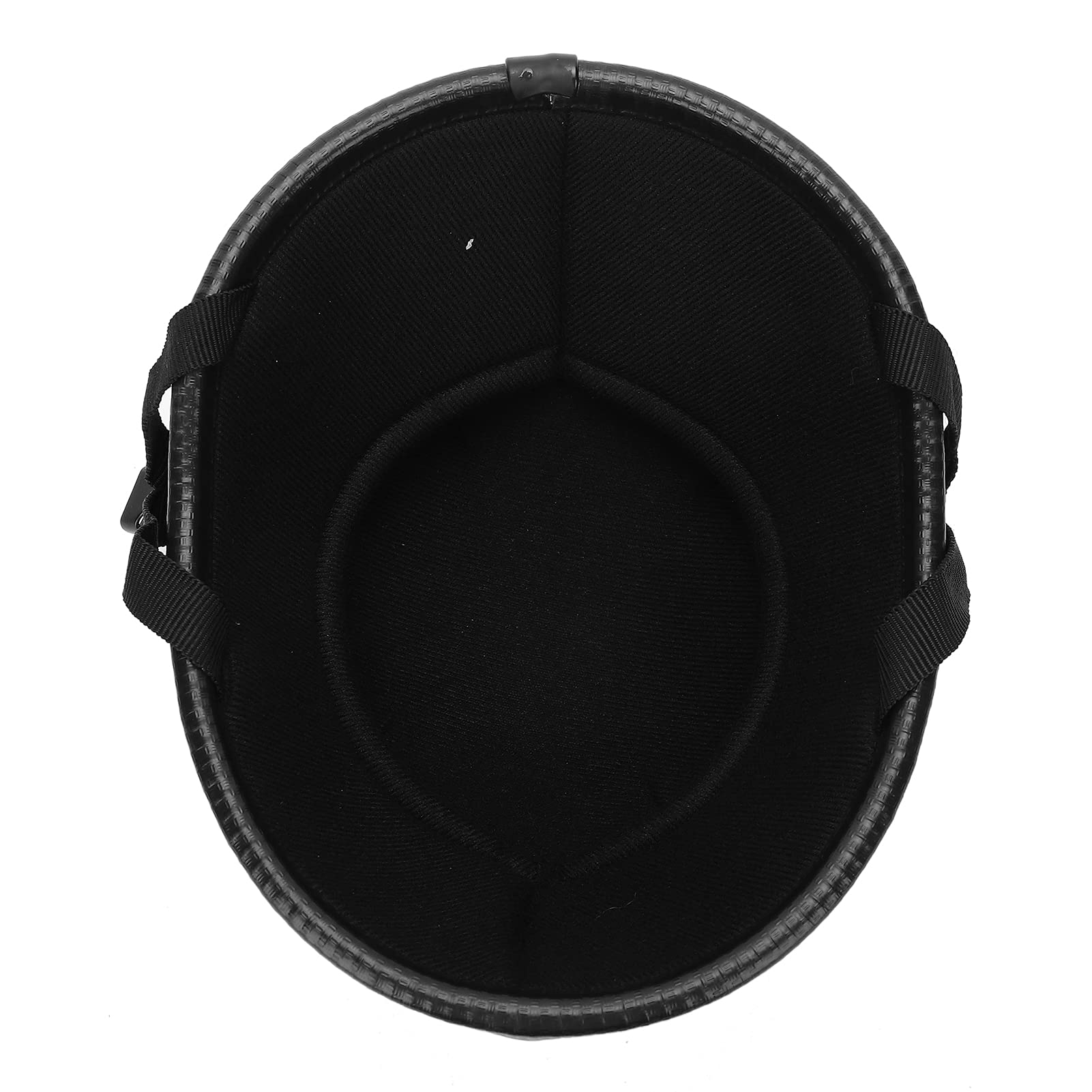 Casco Moto Aperto Uomo e Donna con Visiera, Casco Scooter Mezzo Casco Antigraffio ECE 22-06, Taglia XL, Nero