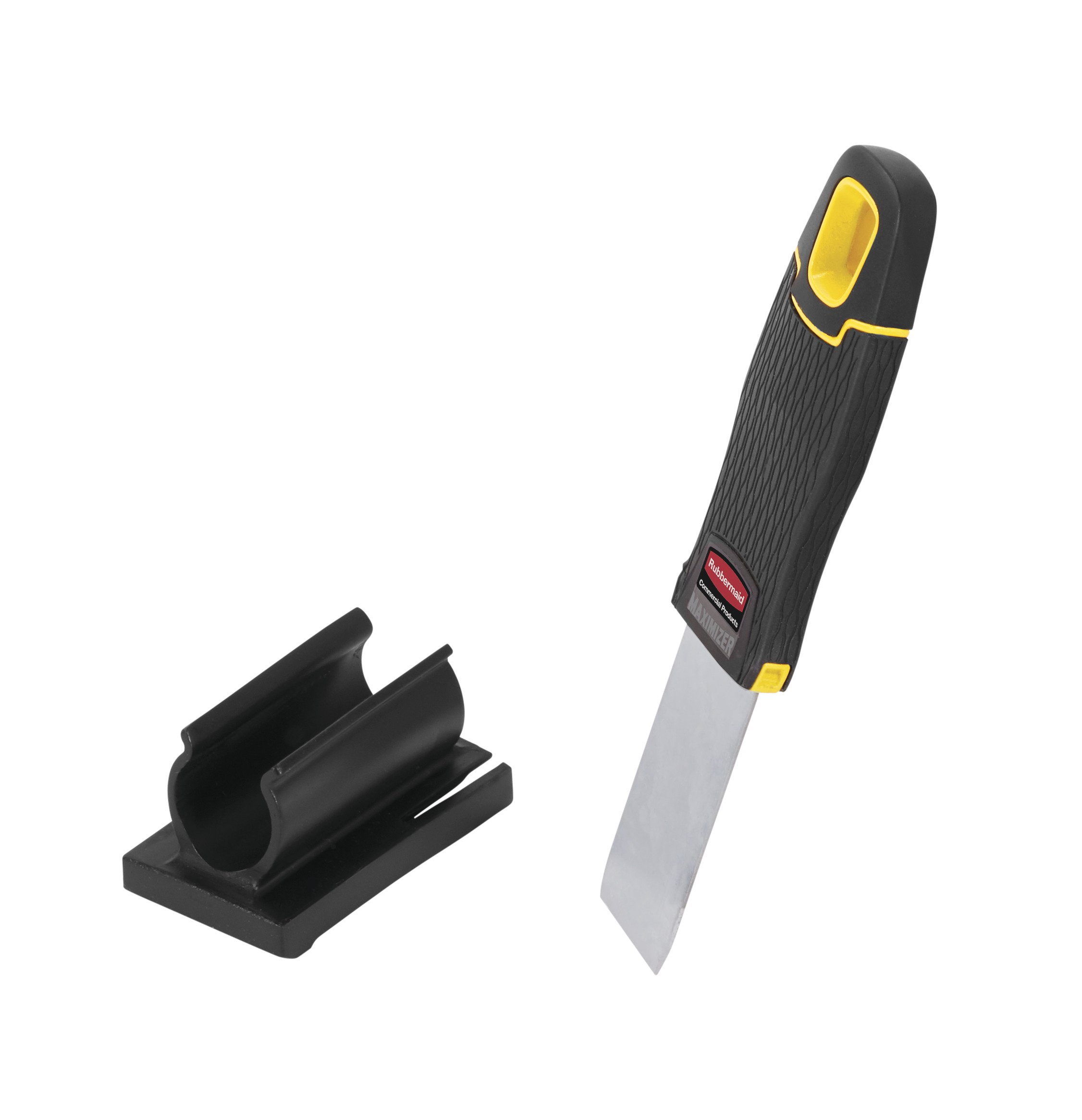 Rubbermaid 2018822 MAXIMIZER EZ Access Scraper, Black, 2.583" x 6.218" x 6.218"