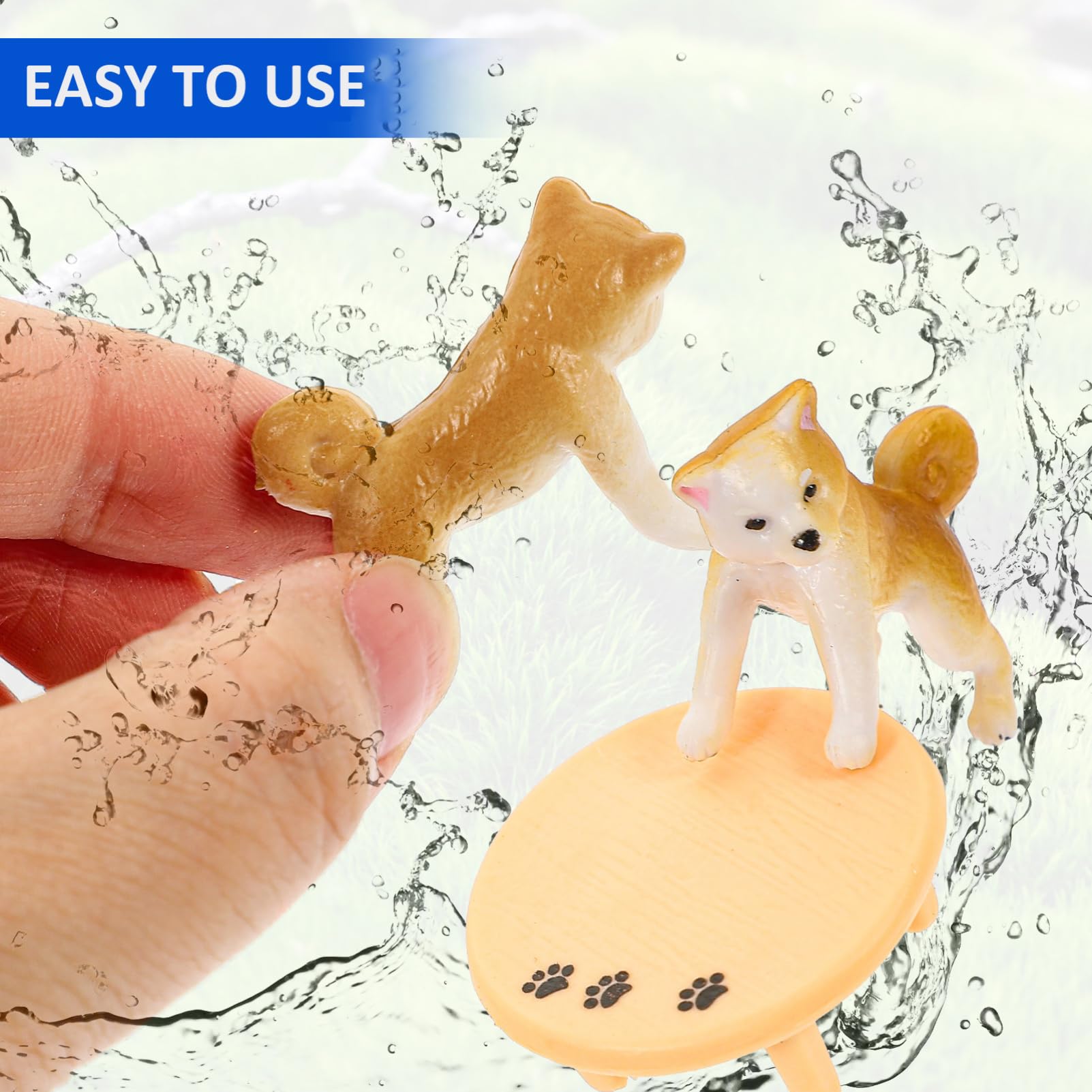 Amazon.co.jp: NESTINGHO 6個 柴犬 飾り 小型犬用の子犬小屋 犬