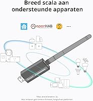 Vista 3 de SONOFF Zigbee 3.0 USB Dongle Plus-E Puerta de enlace, Adaptador USB Zigbee inalámbrico universal con antena para Home Assistant, Open HAB