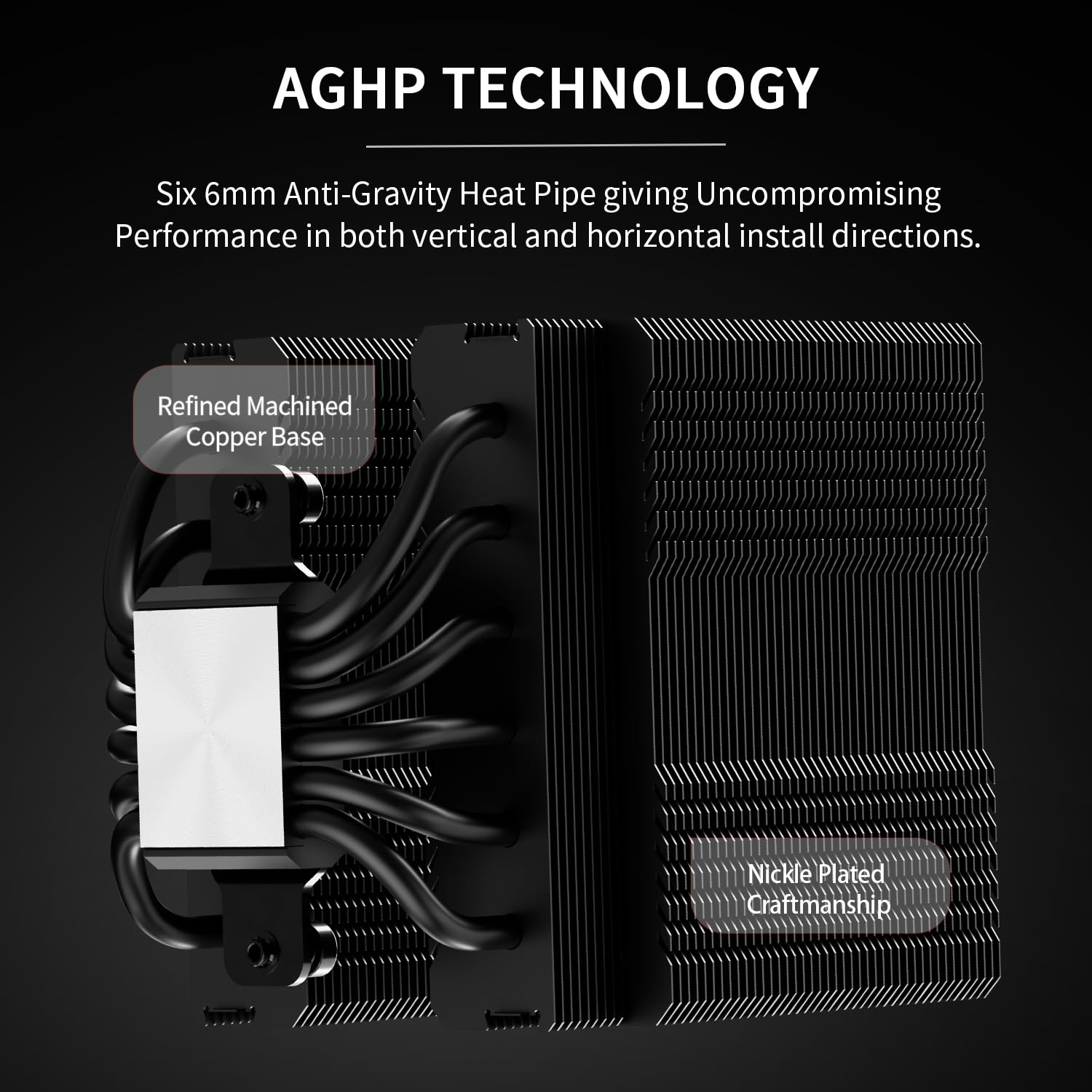 Thermalright Peerless Assassin 120 Vision MAX ARGB Black CPU Cooler, PC Heatsink Cooler 6 Heat Pipes, 5’’ Magnetic Display Screen with 480x854 Resolution,for AM4/AM5 and Intel LGA1700/1851 — view 9
