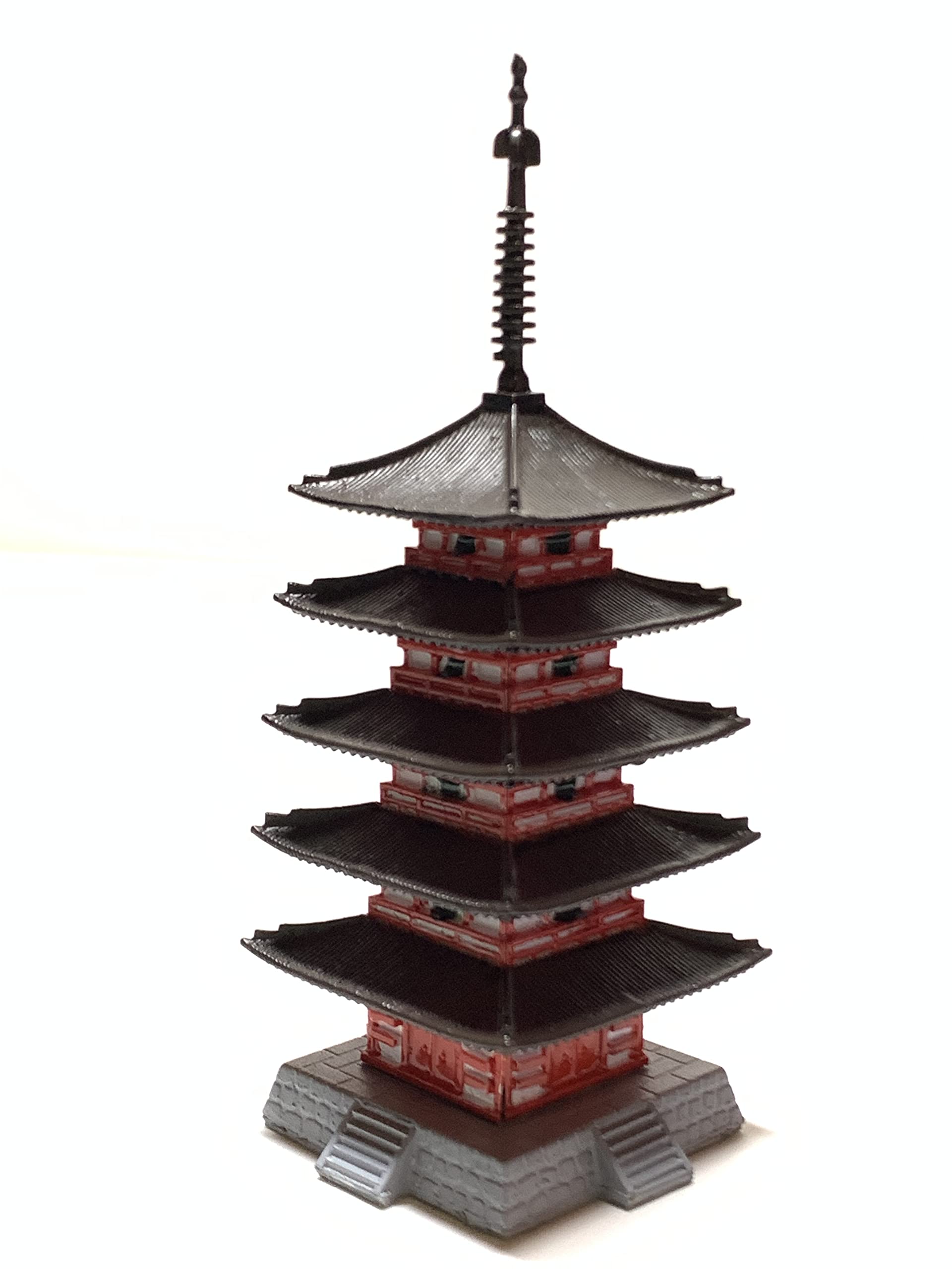 Amazon | [完成品］厳島神社 五重塔 ミニサイズ 建物 ジオラマ 模型