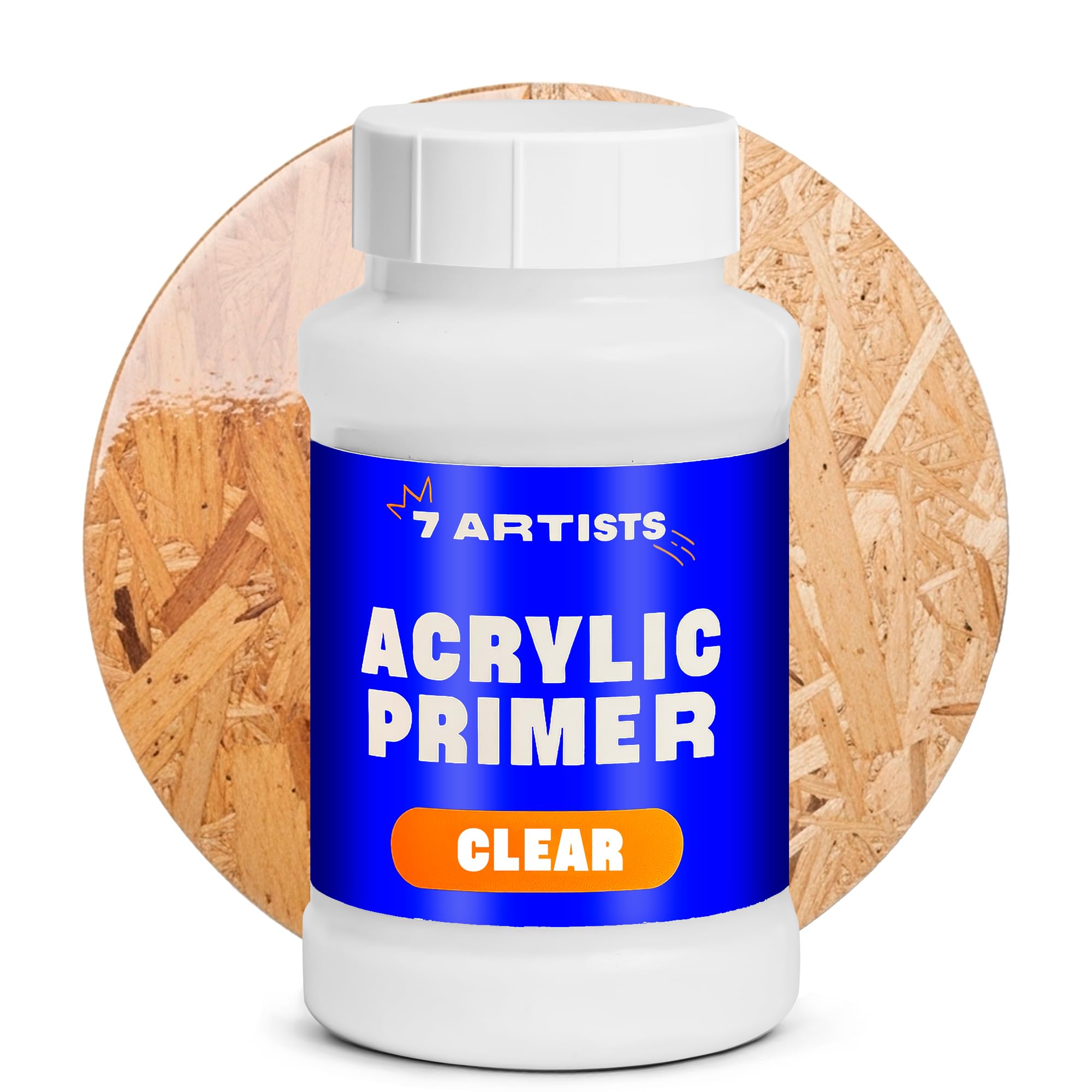 Clear Gesso Primer 500 ml – Acrylic Primer Undercoat for Canvas, Wood and Paper | Artists Gesso for Acrylic Painting, Oil and Watercolour