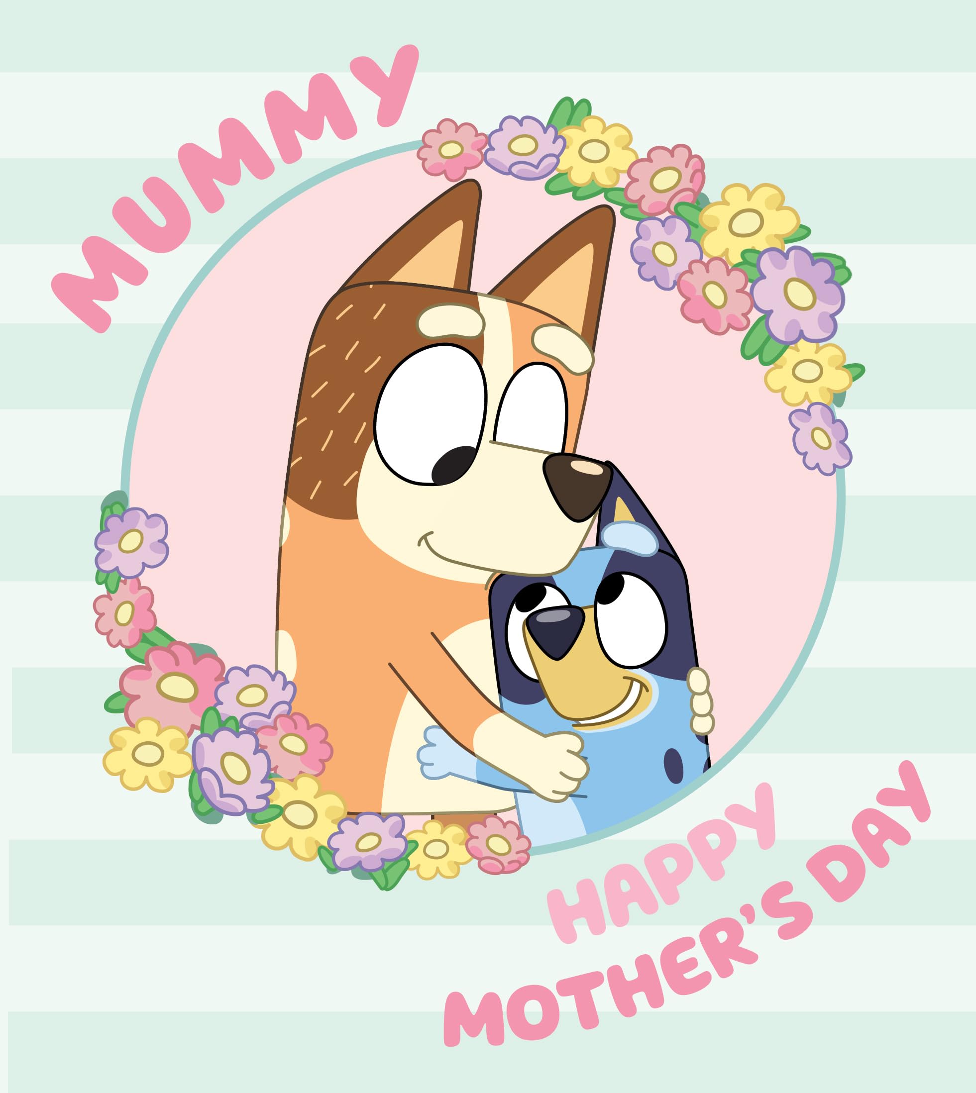 Bluey Mother's Day Card Mummy Happy Mothers Day Card