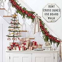 Vista 4 de Guirnalda de bolas de Navidad de 6 pies / 1.8 m, adornos de bolas colgantes inastillables para Navidad, decoraciones para colgar en casa