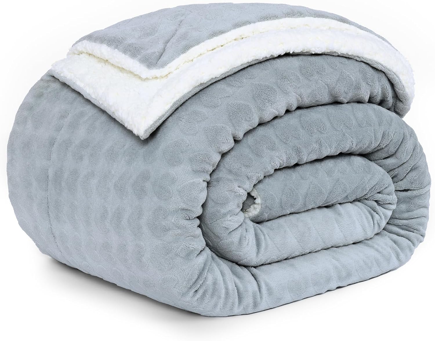 PanxHome Sherpa Blanket Queen Size,Soft Warm Thick Blanket
