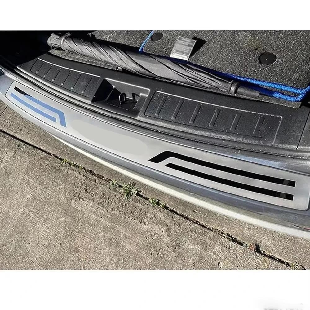 para Mitsubishi para Outlander Molduras Maletero Protector Parachoques Trasero Piezas Protectoras para Los Umbrales Las Puertas Pegatinas Estilo Protector Parachoques Tresero