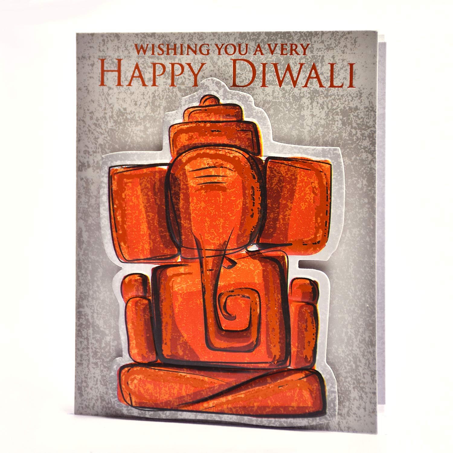 JKIND-1311 Code G - Diwali Festival Hand Made Greeting Card - Pack of 6 Cards