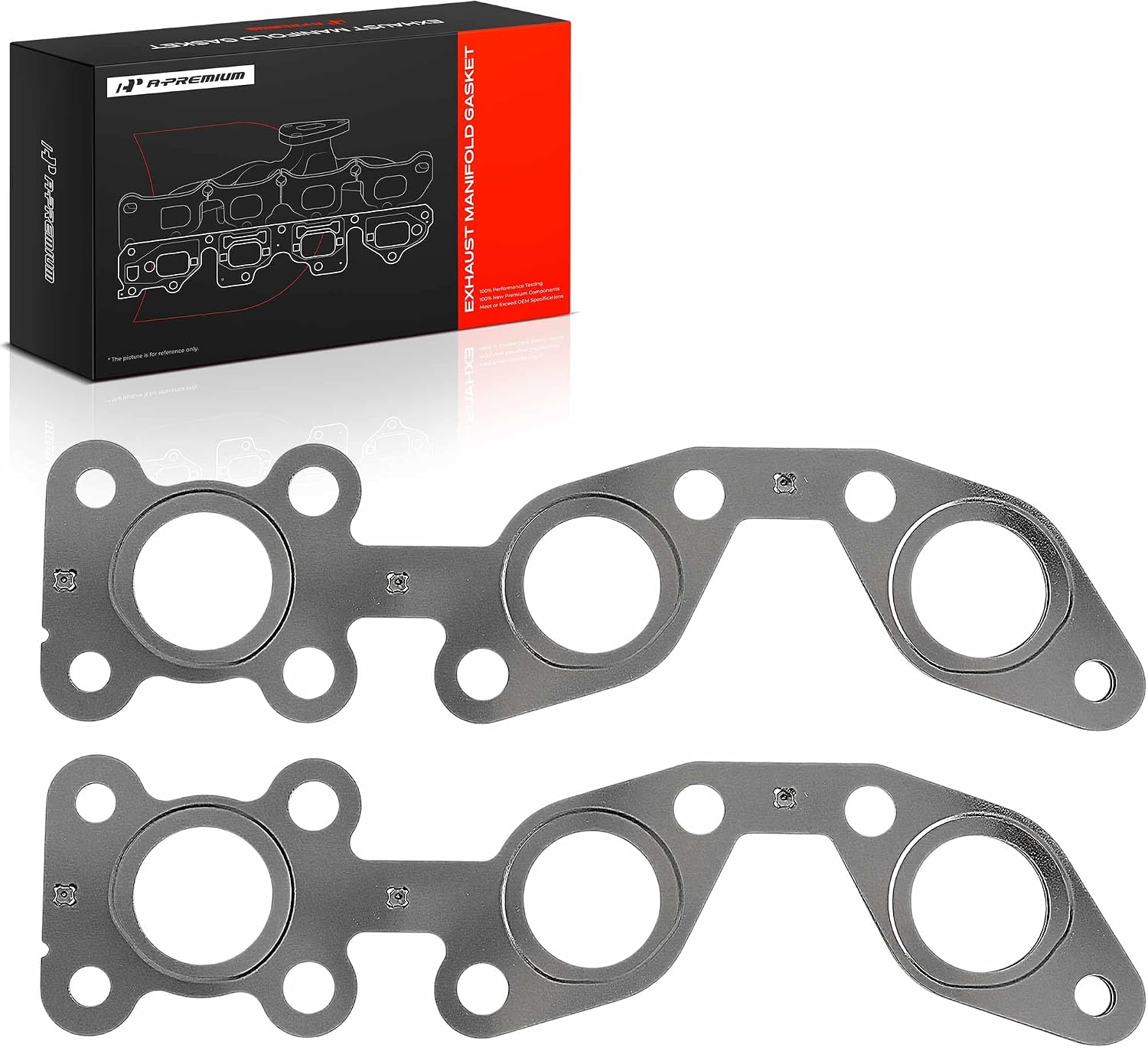 A-Premium V6 3.3L Exhaust Manifold Gasket Set Compatible with Nissan