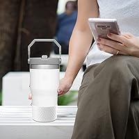 Vista 7 de Botas de silicona para Stanley 40oz Quencher Adventure y Stanley IceFlow 30oz 20oz, bota flexible protectora antideslizante con textura similar a