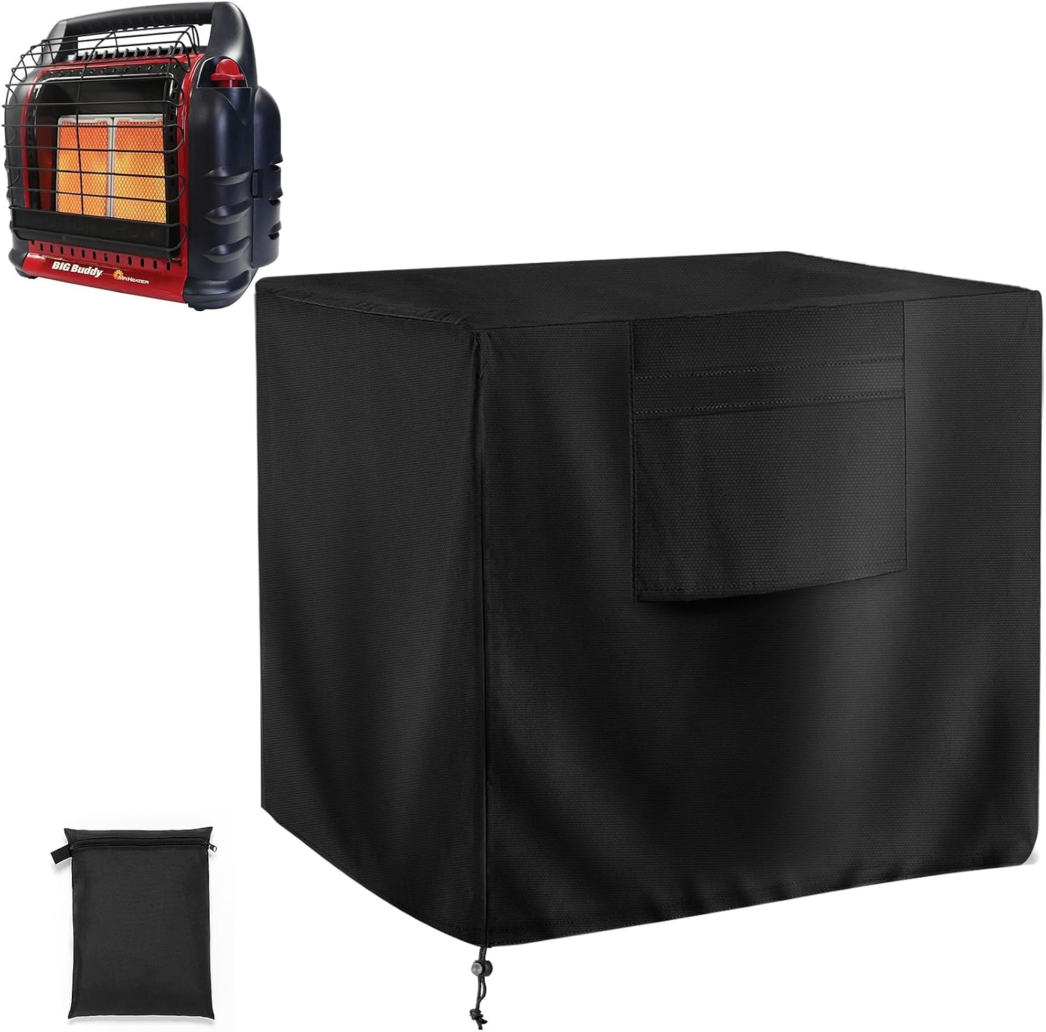 Portable LP Gas Heater Covers, Patio heater Covers, Compatible with Most of Mr Heater's Portable LP Gas Heater（18"Lx12" Wx18"H）, Heavy-duty and Weather-resistant Oxford Fabric