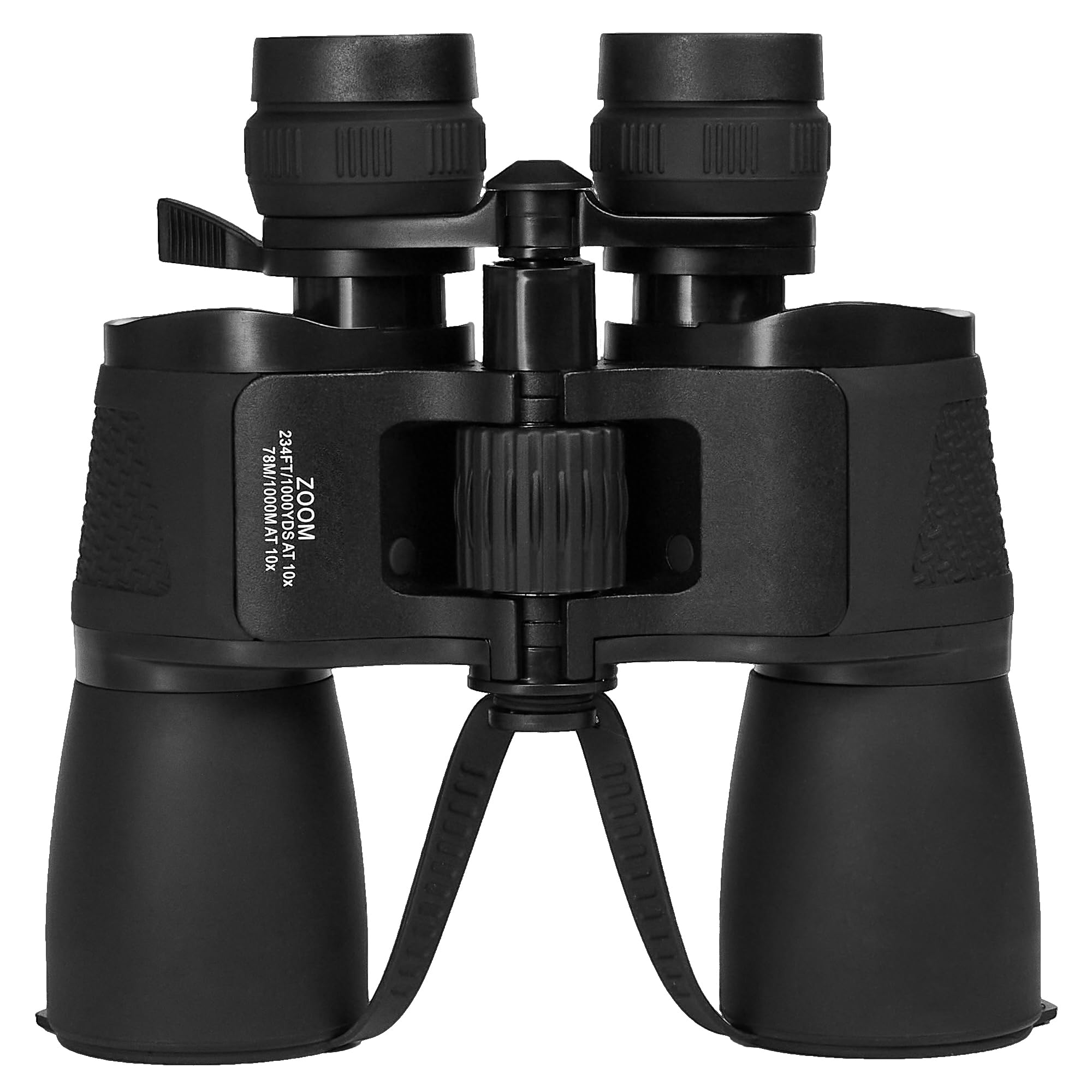 Jumelles Zoom 10–30x50 HD étanches pour Adultes | Revêtement Ambré Haute Transmission, Armure Caoutchouc Antidérapante pour Chasse, Observation Oiseaux, Randonnée, Concert
