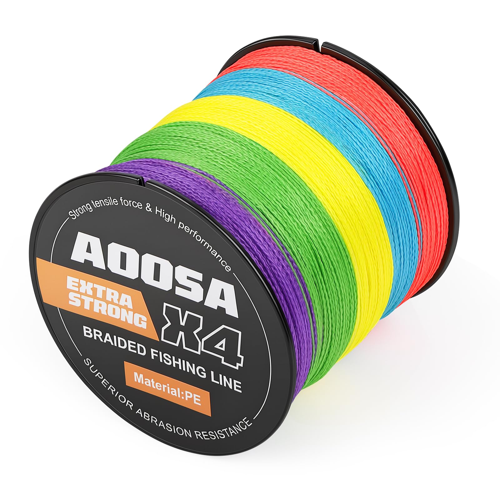 AOOSA 4 Strands Braided Fishing Line, 45LB / 20.4KG, 300M