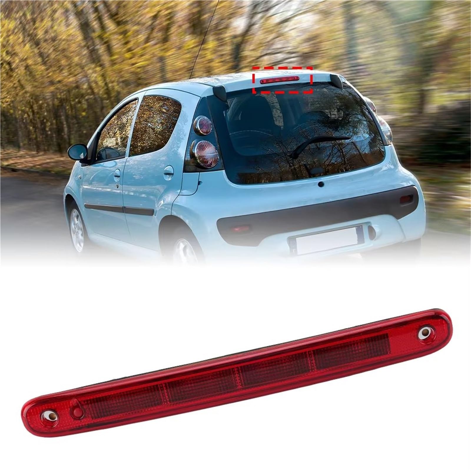 Terza Luce Stop Alta Luce Stop Aggiuntiva Per Peugeot 107 Per Citroen C1 Per Toyota Per Aygo 2005-2013 Luce Stop Alta Terza Luce Stop Terza Luce Freno Posteriore