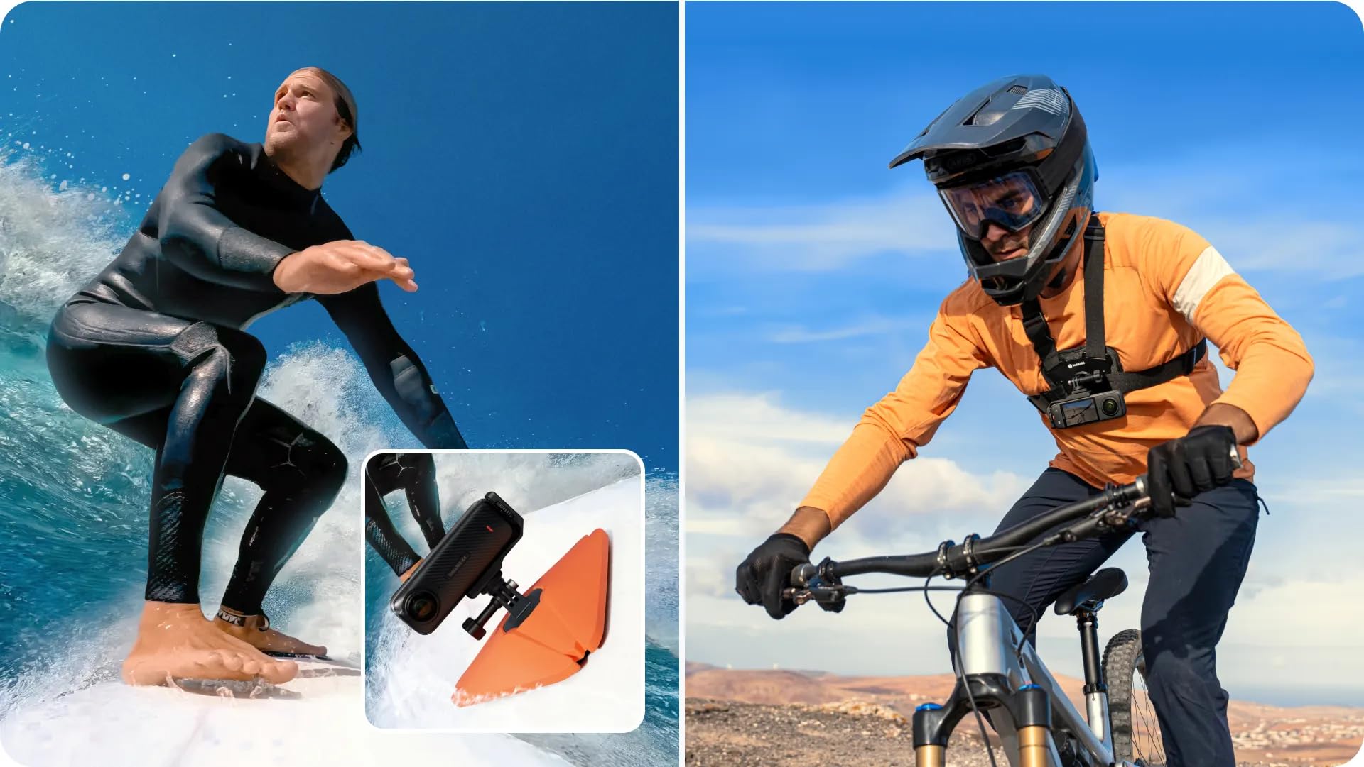 Insta360 X4 Vertikale & Horizontale Kamerahalterung - Schnellspann-Befestigungspunkte – Bild 4
