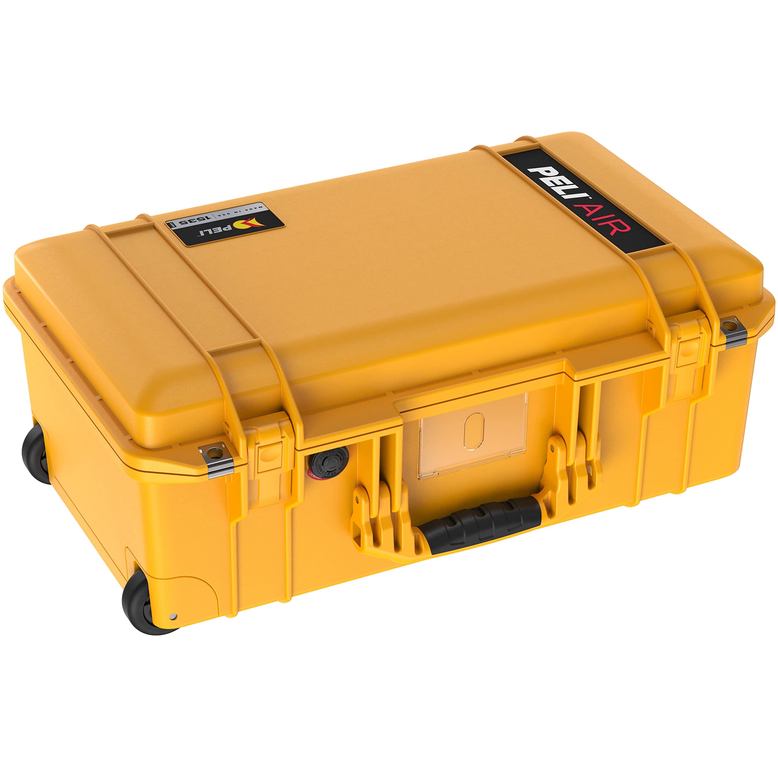 PELI 1535 Air Extrem Leichter Transport-Trolley für Kameraequipment, Wasser- und Staubdicht, 27L Volumen, Ohne Schaumstoffeinlage, Farbe: Gelb