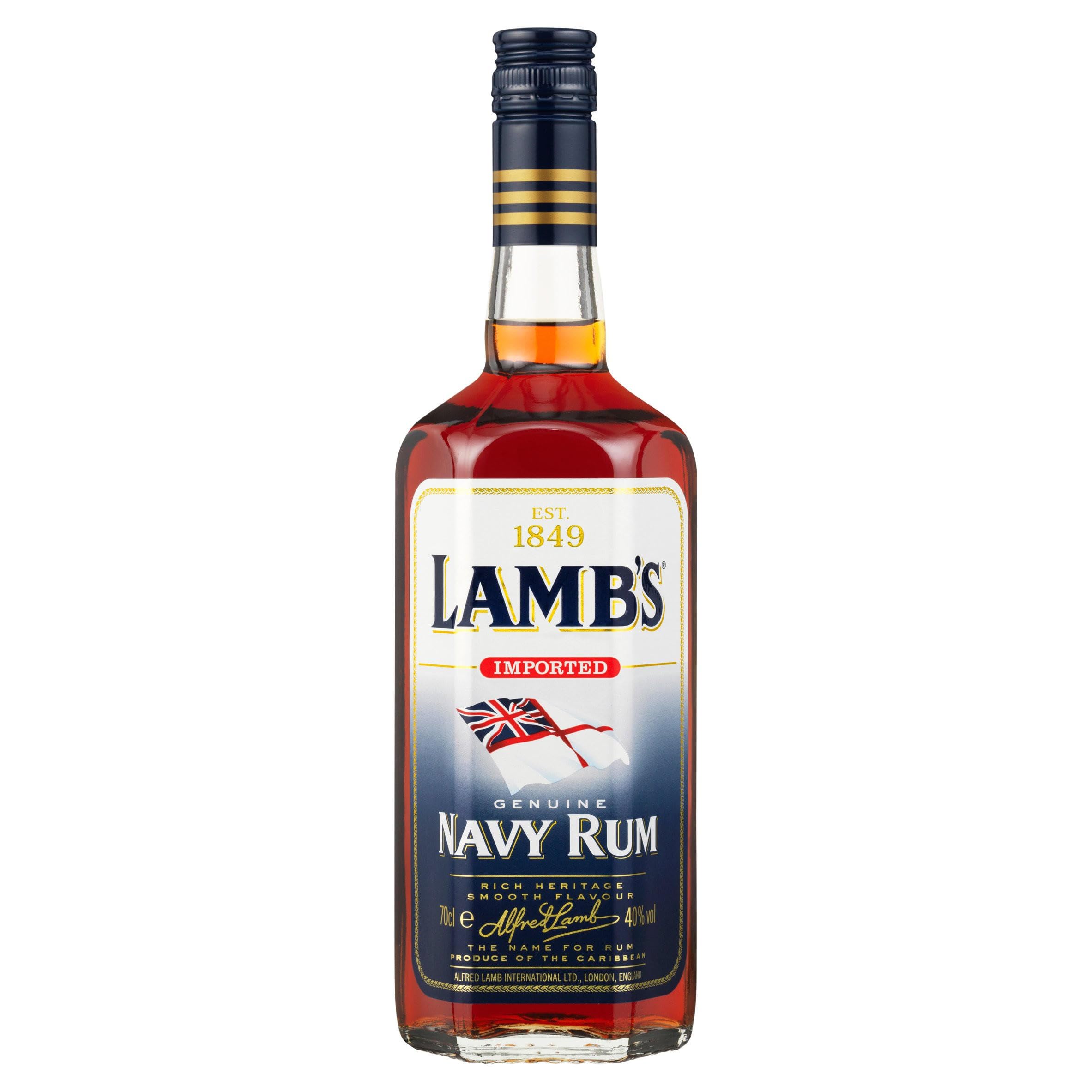 Lamb's Genuine Navy Dark Rum 70Cl
