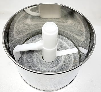 Tabakh Max 2-Liter Stone Wet Grinder with Atta Kneader & Coconut Scraper, 110V, Gray