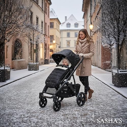 Miniatura 6 de SASHA'S Saco diseñado para todos los cochecitos UPPAbaby (Vista V2V3, Cruz V2V3, RumbleSeat V2V3, Ridge, Minu, Minu Duo) (bolsa de empalme de