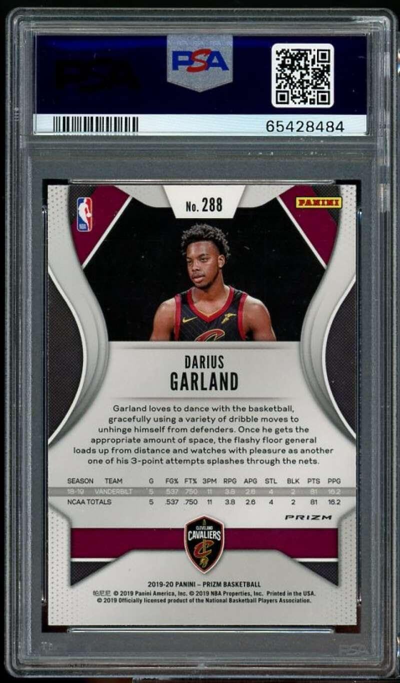 Darius Garland Rookie Card 2019-20 Panini Prizm Wave #288 PSA 9 - Basketball Slabbed Rookie Cards
