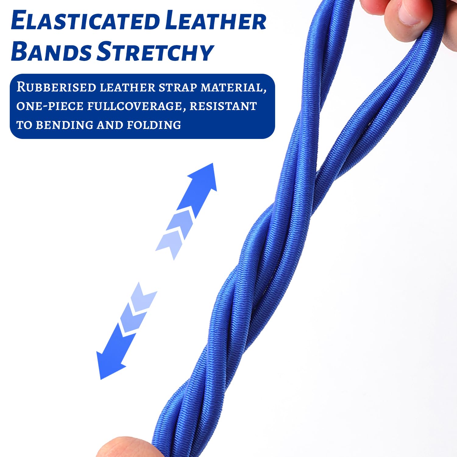 2 estensori da 1,5 m con gancio, regolabili liberamente, dotati di 8 clip, antivento e antiscivolo, con gancio di estensione, adatto per reggere bagagli, asciugare vestiti (blu)