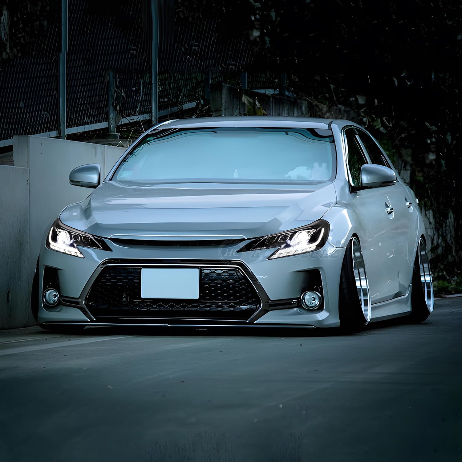 Amazon | HCMOTIONZ トヨタ マークX ヘッドランプ 130 後期 GRX130 