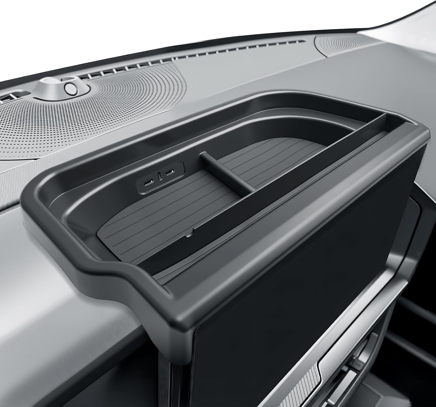 BIBIBO for 2025 Ford Bronco Sport Dash Storage Tray 2025 Ford Bronco Sport(Big Bend®/Heritage/Free Wheeling/Outer Banks/Badlands) 13.2″ Behind Screen Tray 2025 Ford Bronco Accessories 2025