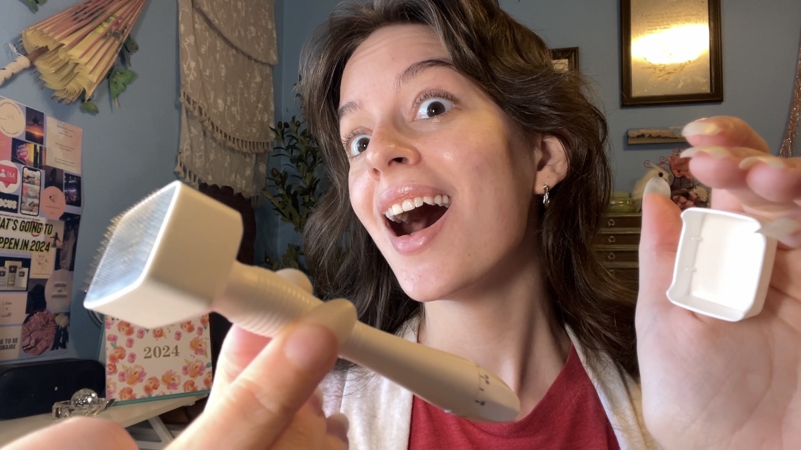 Watch FULL REVIEW ~ Adjustable microneedling Derma Stamp on Amazon