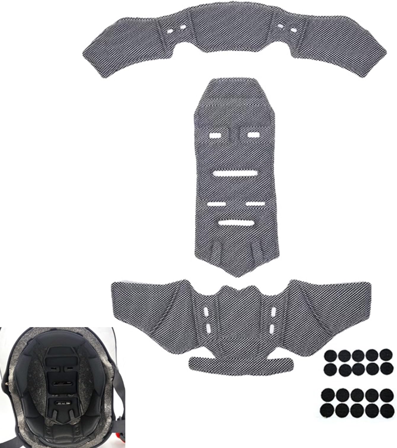 Motorcycle Helmet Liner for MT Stinger 2, Comfortable Helmet Liner Replacement Pads, Breathable Soft Cushion Inner Padding Soft Cushion,B Grey