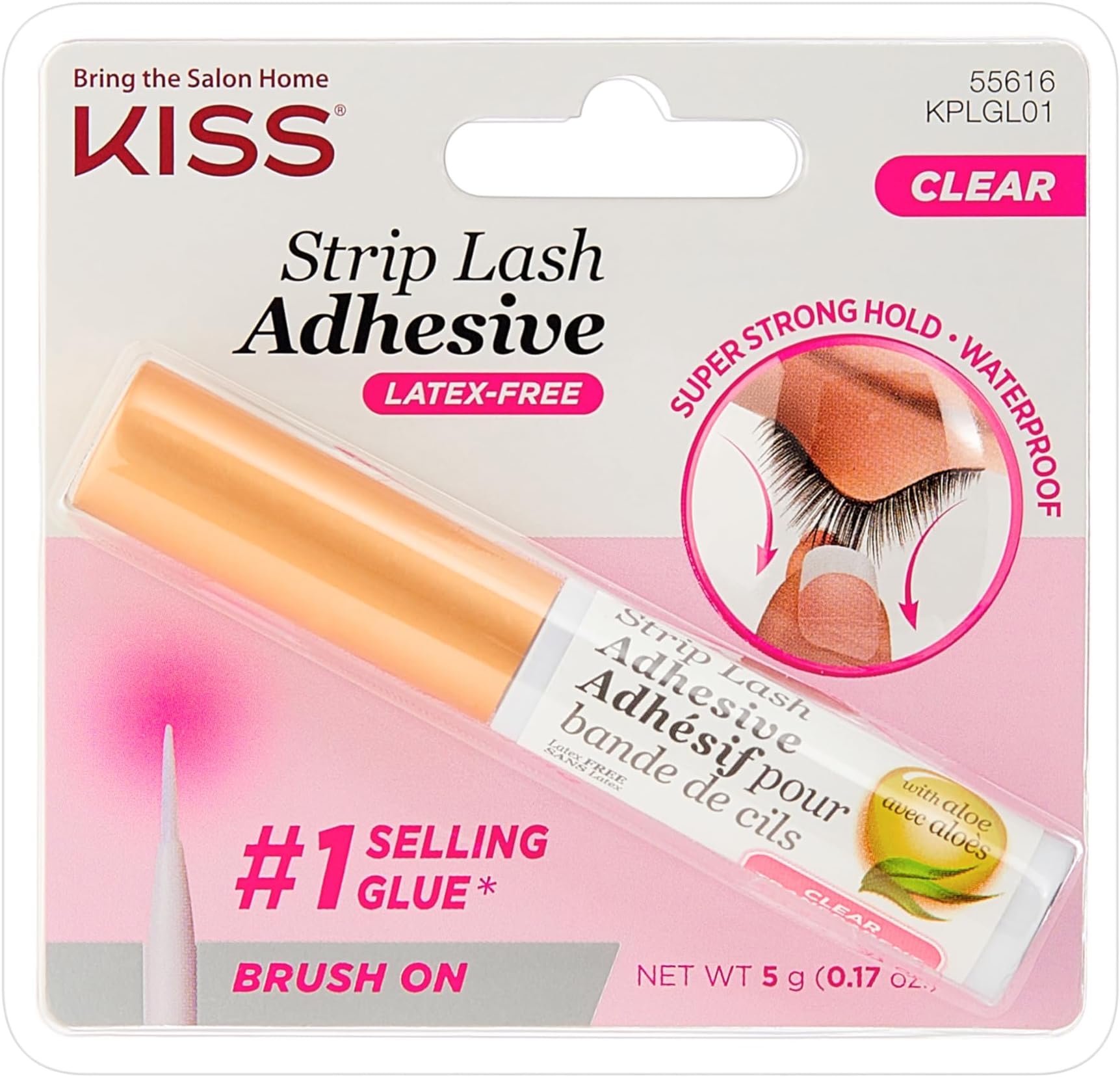 Strip Lash Adhesive Clear (4 Pack)